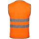 Сигнальный жилет СО-1 ТР, оранжевый флуоресцентный