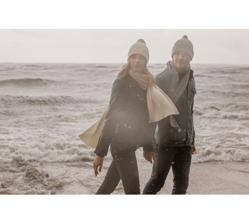 Шарф Stout, молочно-белый