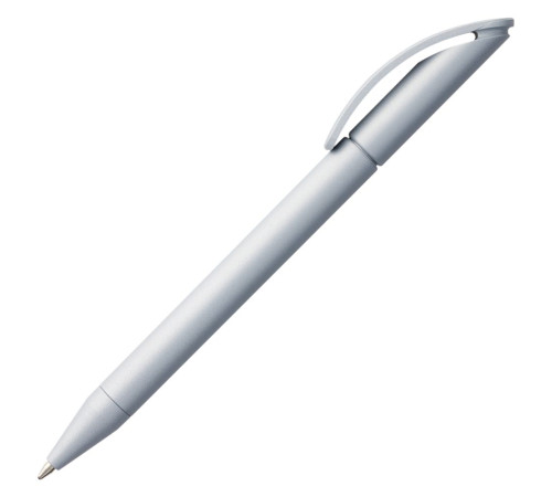Ручка шариковая Prodir DS3 TVV, серебристый металлик
