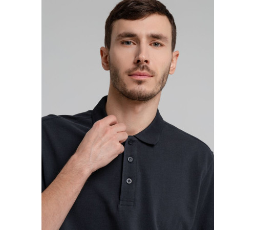 Рубашка поло мужская Neptune, темно-синяя