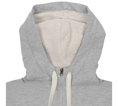 Толстовка на молнии Kulonga Sherpa, серый меланж
