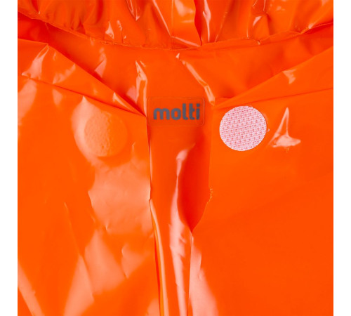 Дождевик-плащ CloudTime, оранжевый