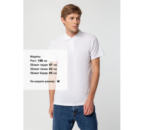 Рубашка поло мужская Summer 170, бирюзовая