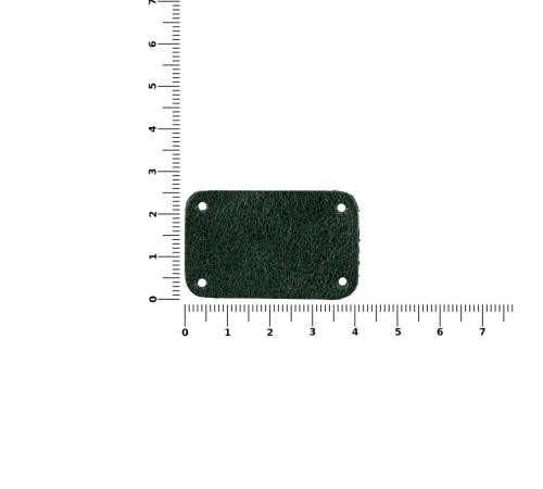 Лейбл кожаный Beta, S, зеленый