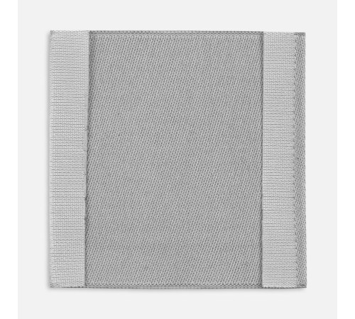 Лейбл тканевый Epsilon, L, серый