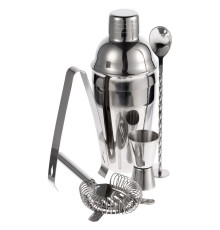 Набор для приготовления коктейлей Troubleshooter, серебристый