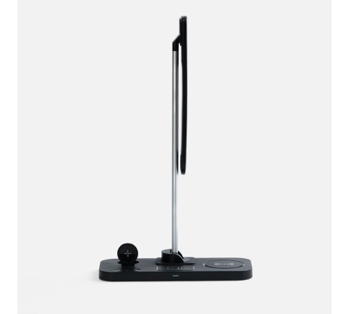 Настольная лампа с беспроводной зарядкой Power Light, черная