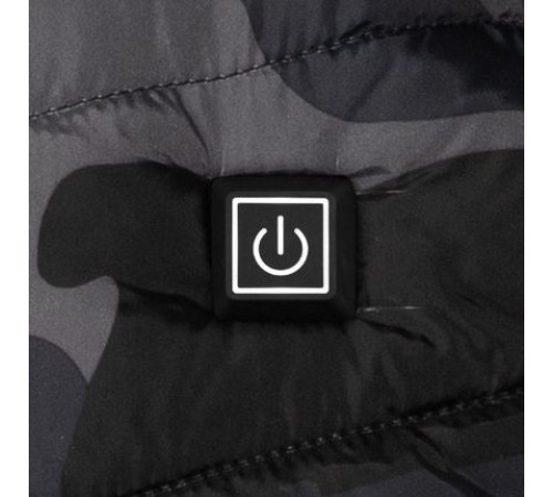 Жилет с подогревом Thermalli Valmorel, серый камуфляж