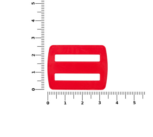 Пряжка — регулятор ремня Fermo, красная