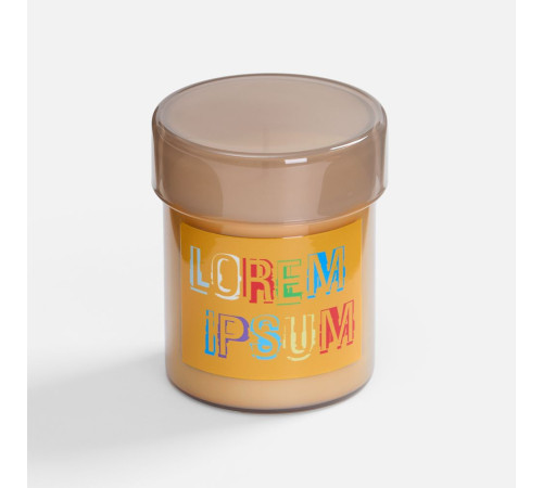 Ароматическая свеча Flikka, сосна и кипарис, бежевая