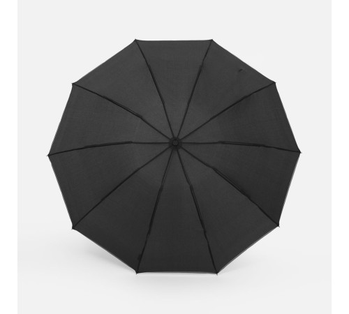 Зонт обратного сложения Norsken с фонариком, черный