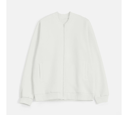 Бомбер унисекс Estado, молочно-белый