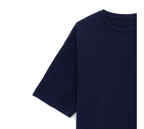 Джемпер с коротким рукавом Siluetti Volumica, темно-синий