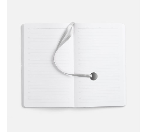 Ежедневник Waltz, недатированный, серебристый