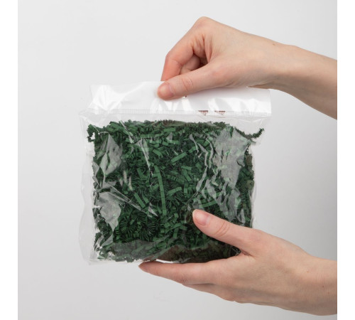 Бумажный наполнитель Chip, темно-зеленый