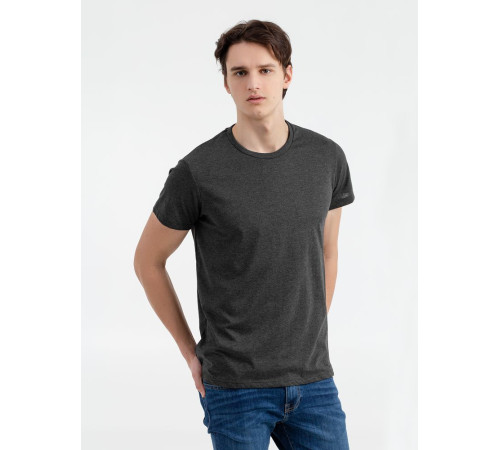 Футболка мужская Regent Fit 150, черный меланж