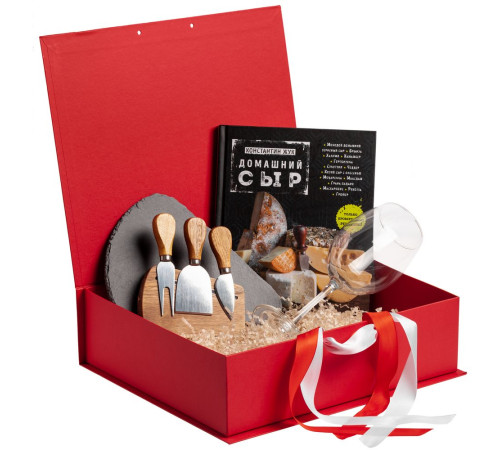 Коробка на лентах Tie Up, красная