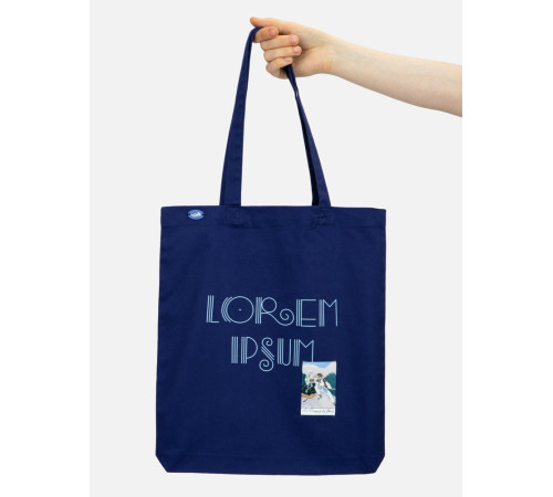 Шильдик металлический Alfa Oval, синий