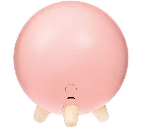 Беспроводная лампа-колонка Right Meow, розовая