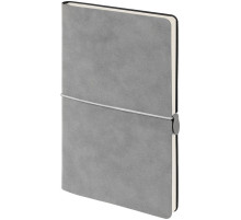 Ежедневник Nubuk, недатированный, светло-серый