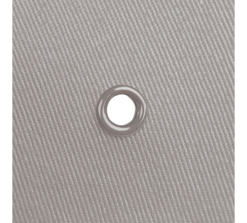 Бейсболка Canopy, серая с черным кантом