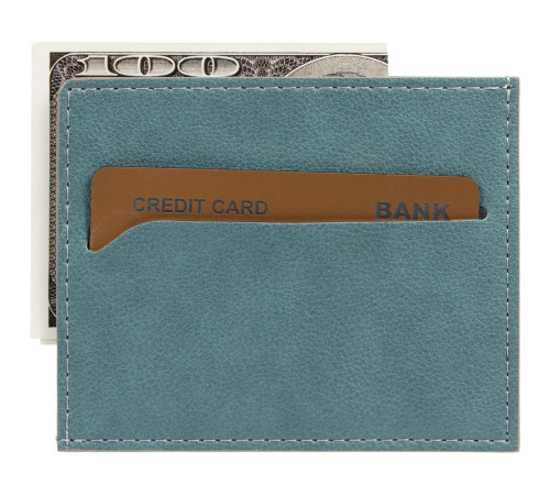 Чехол для карточек Petrus, голубой