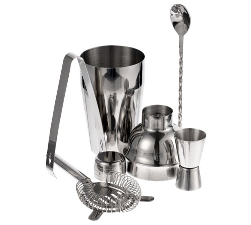 Набор для приготовления коктейлей Troubleshooter, серебристый