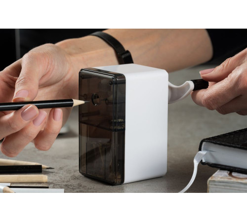 Механическая точилка для карандашей Griffel, белая