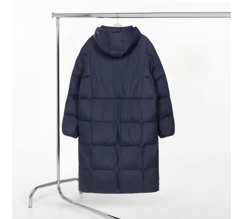 Пуховик унисекс Kapsula, темно-синий