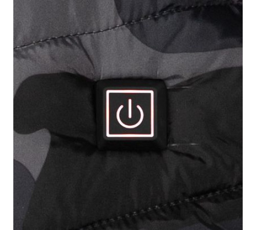 Жилет с подогревом Thermalli Valmorel, серый камуфляж