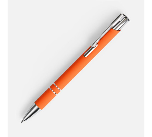 Ручка шариковая Keskus Soft Touch, оранжевая