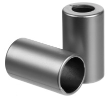 Пара наконечников для шнурка Tizzle, серебристый