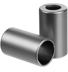 Пара наконечников для шнурка Tizzle, серебристый