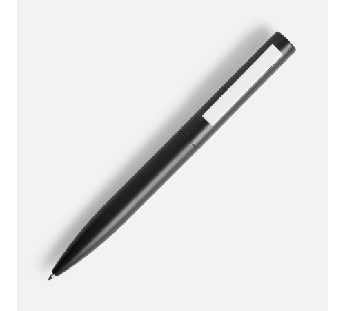 Ручка шариковая Inkolor, черная с белым