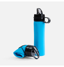 Складная бутылка для воды Langfossen, голубая