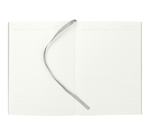 Ежедневник Flat, недатированный, серый