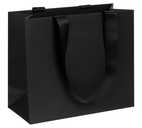 Пакет бумажный Manilla S, черный