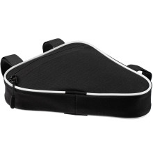 Велосумка на раму BikeLine Mini, черная с белым