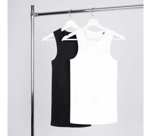 Майка унисекс Neofit, молочно-белая