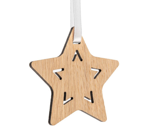 Деревянная подвеска Christmate, звезда