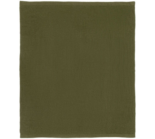 Плед Shirr, зеленый (оливковый)