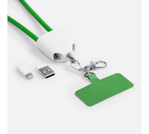 Кабель-ланьярд energyFlex Pro, зеленый