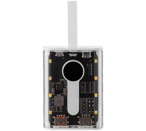 Аккумулятор с быстрой зарядкой Trellis Quick 10000 мАч, белый