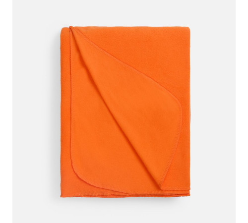 Флисовый плед Warm&Peace, оранжевый