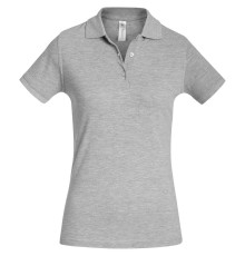 Рубашка поло женская Safran Timeless серый меланж