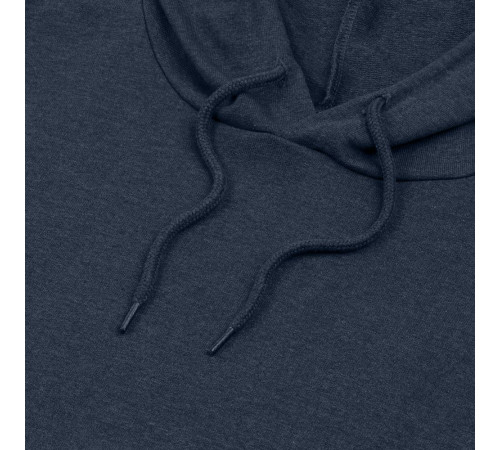Толстовка с капюшоном унисекс Hoodie, синий меланж