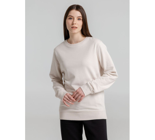 Свитшот унисекс BNC Inspire (Organic), молочно-белый