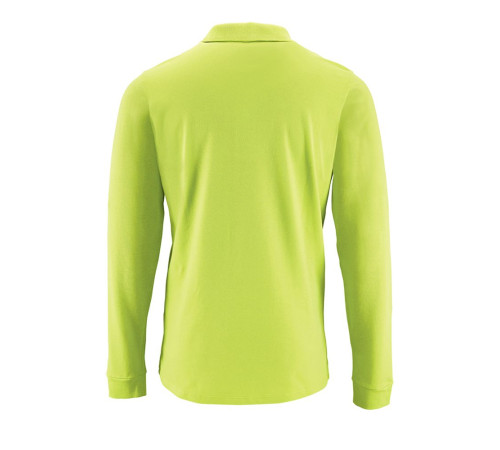 Рубашка поло мужская с длинным рукавом Perfect LSL Men, зеленое яблоко