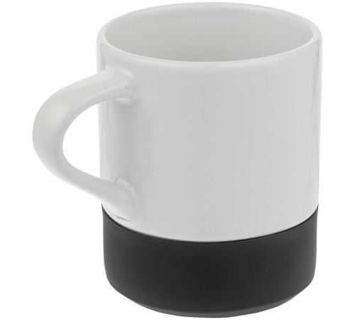 Кружка с силиконовой подставкой Protege, черная