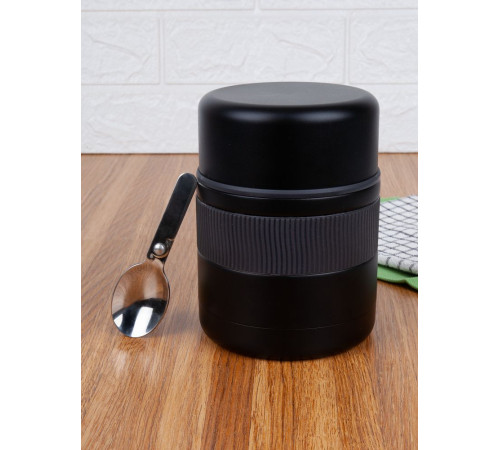 Термос для еды Takk Pappa, черный